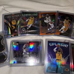 Lebron James Collection (10 Cards) Prizm, Optic, Select & More. 