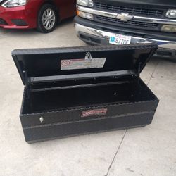 Tool Box Brand Weather Box Color Black. 47 Long 20 Wide 20 Height.