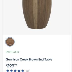 Coffee table and end table - rooms to go