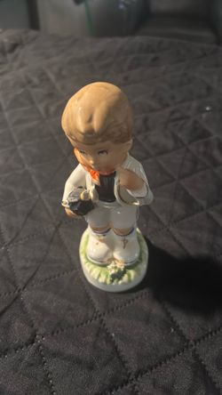 Bradley exclusives midcentury boy with umbrella