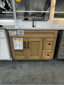 Birch Wood Shaker Vanity Cabinets 30"-72"