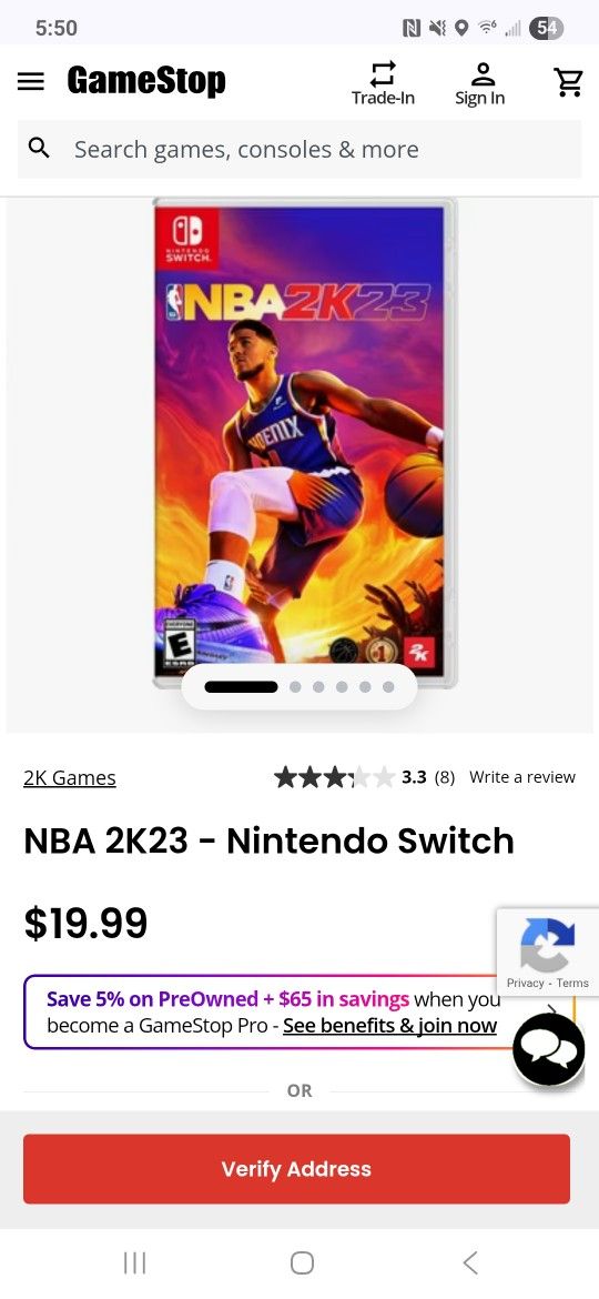 Nintendo Switch - NBA 2K 23