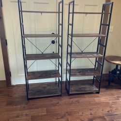 2 Bookshelves 