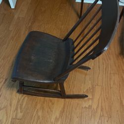 Antique Kids Rocking Chair