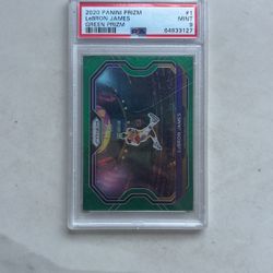 LeBron James Green Prizm 