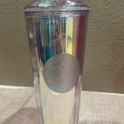 Iridescent Dome Lid Starbucks Tumbler