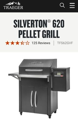 TRAEGER LIKE NEW MODEL SILVERTON 620 PELLET GRILL SMOKER  WORKS GREAT