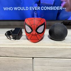 alexa and spider man holder