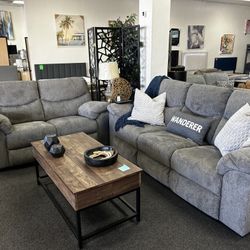 Ashley Reclining Sofa And Love Seat ✅ Financing Available - Bad or No Credit Accepted ✅ 