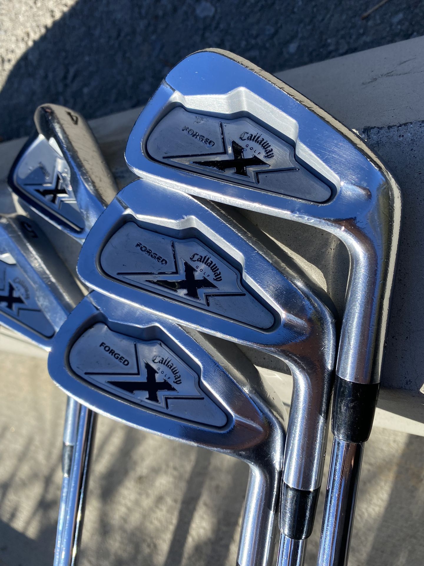 2007 Callaway X Forged Irons 4-PW Stiff Shaft