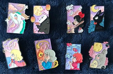 Ghibli Movie Character Pin Set
