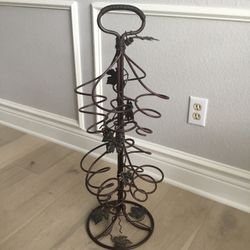 Free Standing Metal Wine Rack 