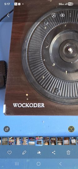 Wockoder Vinyl Record Player Turntable