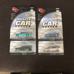 💯 Hot Wheels Muscle Car Review Series Limited Edition Lot Of 4; GTO, Chevelle, Barracuda, Charger