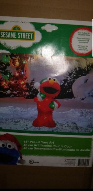 Sesame Street Elmo Christmas Decoration For Sale In Avondale Az
