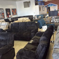 Reclining Chair, Rec Lovseat, Rec Sofa 