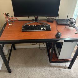 Metal Wood Desk 