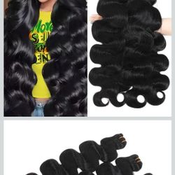 Body wave bundles human hair