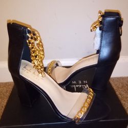 New Black & Gold Heels