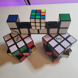 3 Rubiks And 1 Off Brand Puzzle Bundle !!!