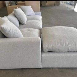 $39 Down Payment Cloud Comfy Sectional with Ottoman  