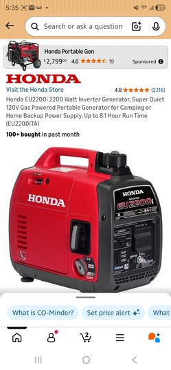 Honda eu2200 generator