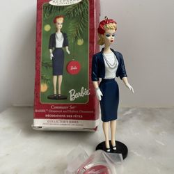 Collectors Commuter Barbie Hallmark Mattel Christmas Ornament 2000