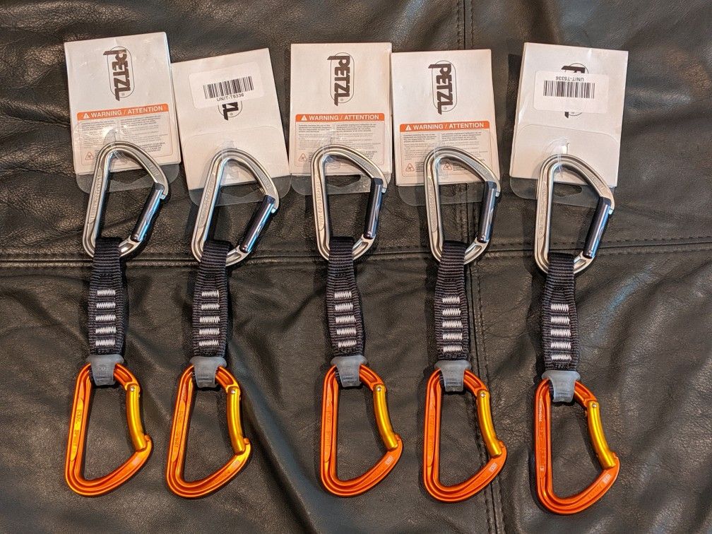 2019 Petzl Spirit Express quickdraws *NEVER USED*