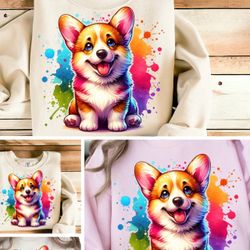 Corgi sweatshirt , Corgi CrewNeck , all Colors, All Sizes 