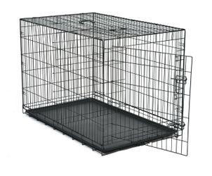 Brand New Metal Wire Dog Kennel with Tray/Divider 48”x29”31.5”