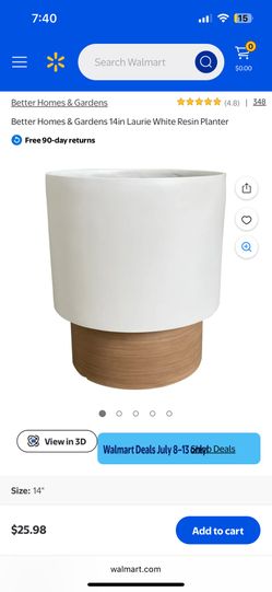 White Flower Pots $10 Each