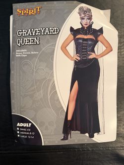 Graveyard Queen, 3 Piece Costume Size Small