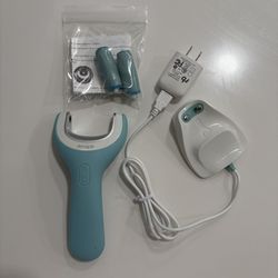 Amope Pedi Perfect Pro Rechargeable Foot File & 2 Refills