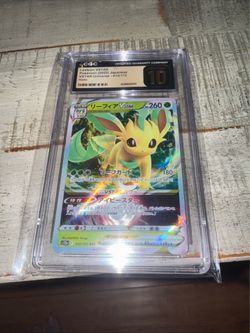 Leafeon VSTAR Pokémon TCG S12a: VSTAR Universe Holo 012/172 Japanese CGC 10