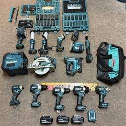 Makita 18V LXT Jobsite Bundle – 10+ Tools, 3 Batteries – LIGHTLY USED – $1600 OBO