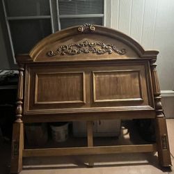 California King Bed frame (comes with all parts ask for More Photos)