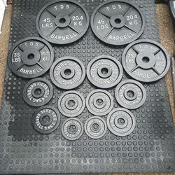 Olympic Weight Plates Set (Read Description) 