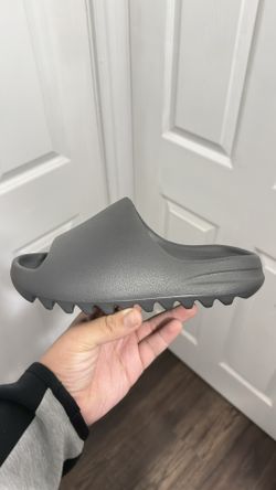 Grey yeazy slides