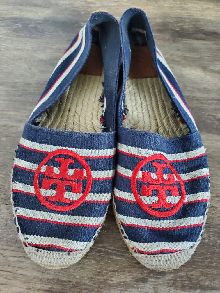 Tory burch sneakers shoes flats size 8