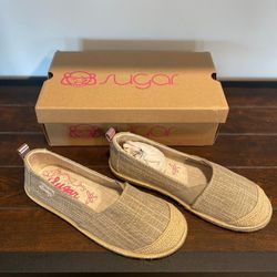 Sugar Women's Evermore Slip-On Espadrille Flats - Size 7.5