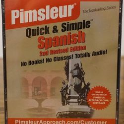 New PIMSLEUR Quick & Simple Spanish Cd