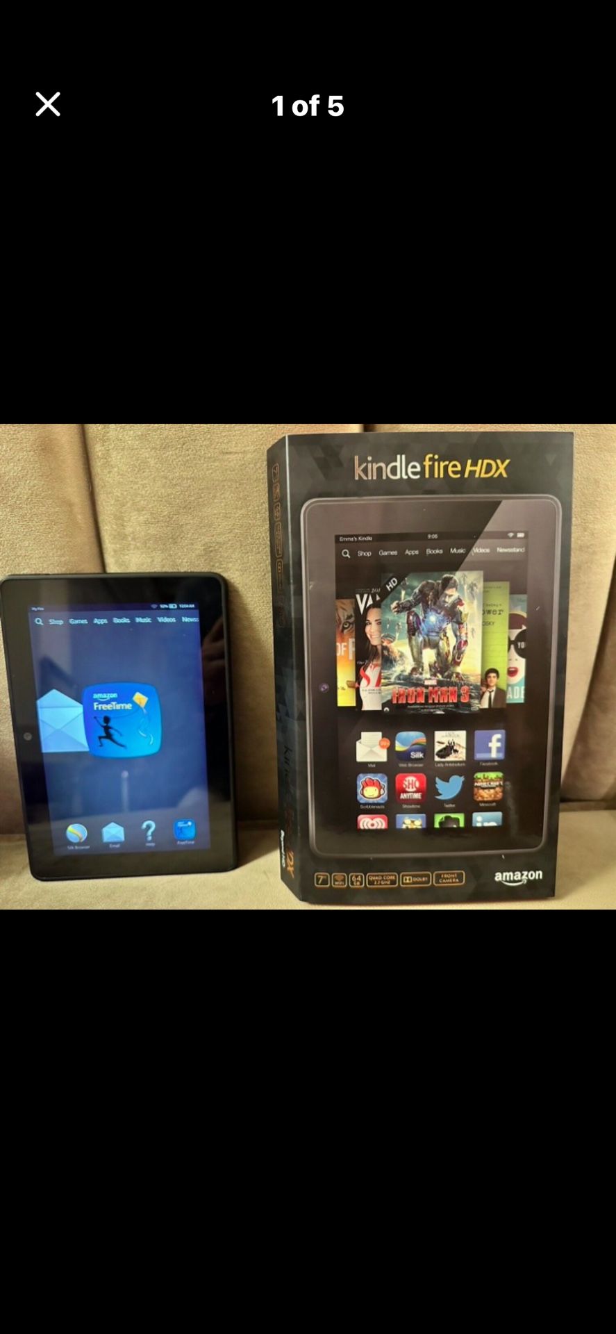 64GB Amazon Kindle Fire HDX Tablet E-Reader w/ Case