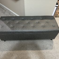 47” Storage Ottoman Bench