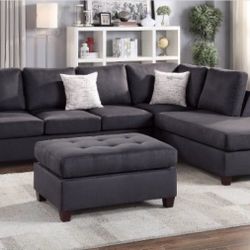 Sectional Sofa + Ottoman