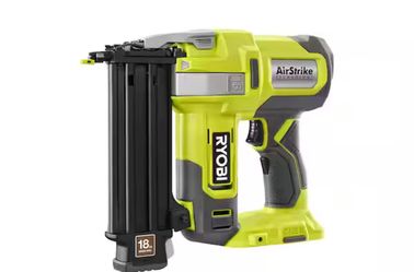 RYOBI ONE+ 18V 18-Gauge Cordless AirStrike Brad Nailer (Tool Only)