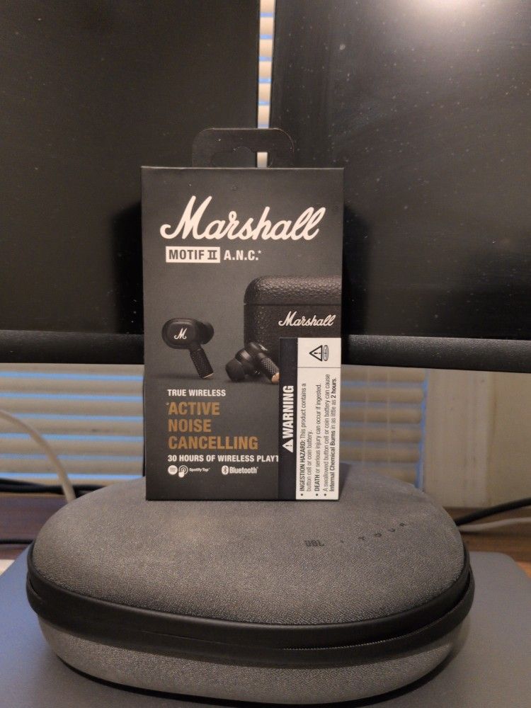 Premium Marshall Bluetooth Earbuds SEALED BOX