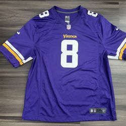 Nike Minnesota Vikings Kirk Cousins #8 On Field Home Purple Jersey Adult 2XL/XXL