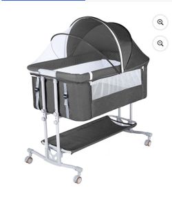 Baby bassinet Side Sleeper Dark Gray