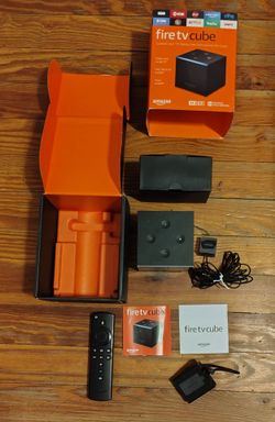Amazon Fire TV Cube (4K Ultra HD) - Untested / Missing Power Adapter
