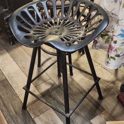 Tractor Seat stool, Swivel Seat, Adjustable Height 26" to 33"